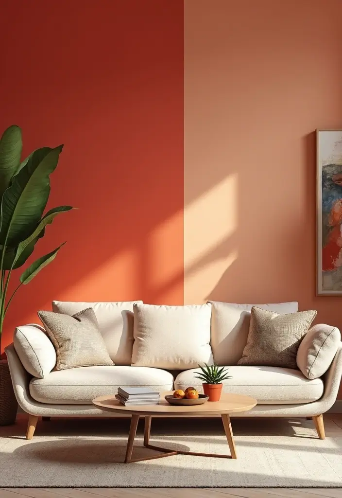 27 Accent Wall Ideas for Living Room That Make a Bold Statement - 2. Bold Paint Choices