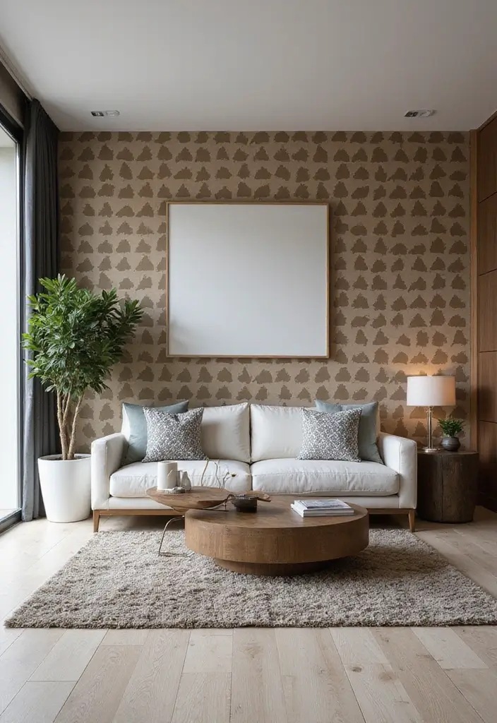 27 Accent Wall Ideas for Living Room That Make a Bold Statement - 5. Geometric Patterns