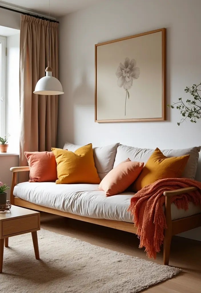 27 Couches Living Room Small Spaces Ideas That Save Space Beautifully - 7. Daybeds for Multi-Purpose Use