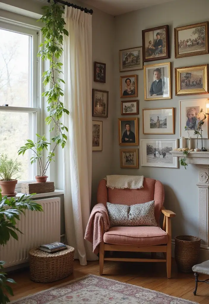 27 Cozy Winter Living Room Ideas That Feel Warm and Inviting - 11. Personal Touches