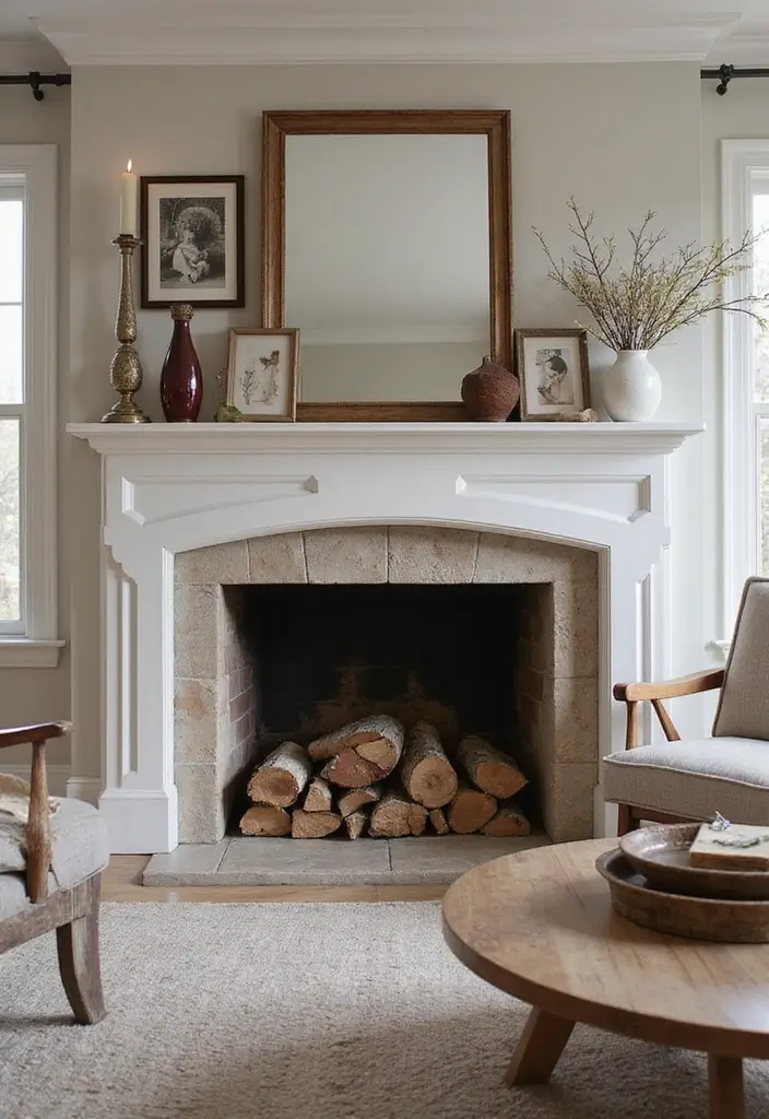 27 Cozy Winter Living Room Ideas That Feel Warm and Inviting - 5. Fire Element