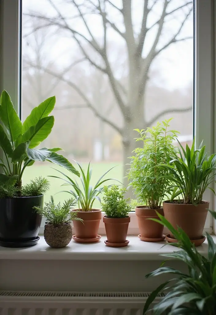 27 Cozy Winter Living Room Ideas That Feel Warm and Inviting - 7. Indoor Plants