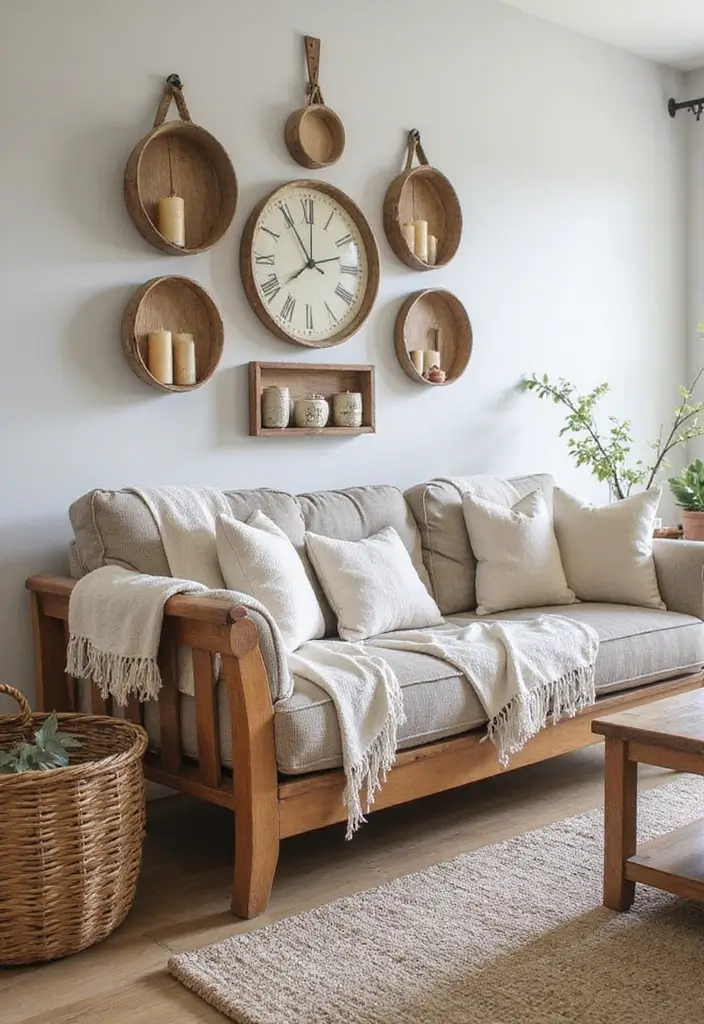 27 Joanna Gaines Living Room Ideas That Bring Farmhouse Charm - 19. Farmhouse-Inspired Accessories