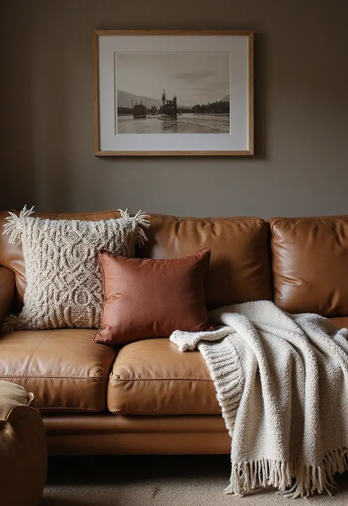 27 Living Room Ideas Brown Tones That Add Warmth and Comfort - 1. Layered Brown Textures