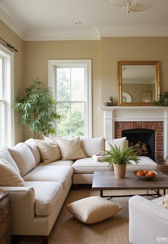 27 Living Room Wall Painting Ideas That Refresh Your Space - 20. Seasonal Displays