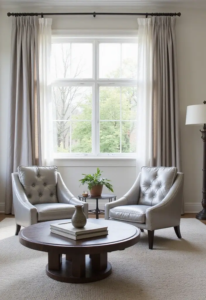 27 Silver Living Room Ideas That Feel Glamorous and Polished - 5. Silver Accent Chairs