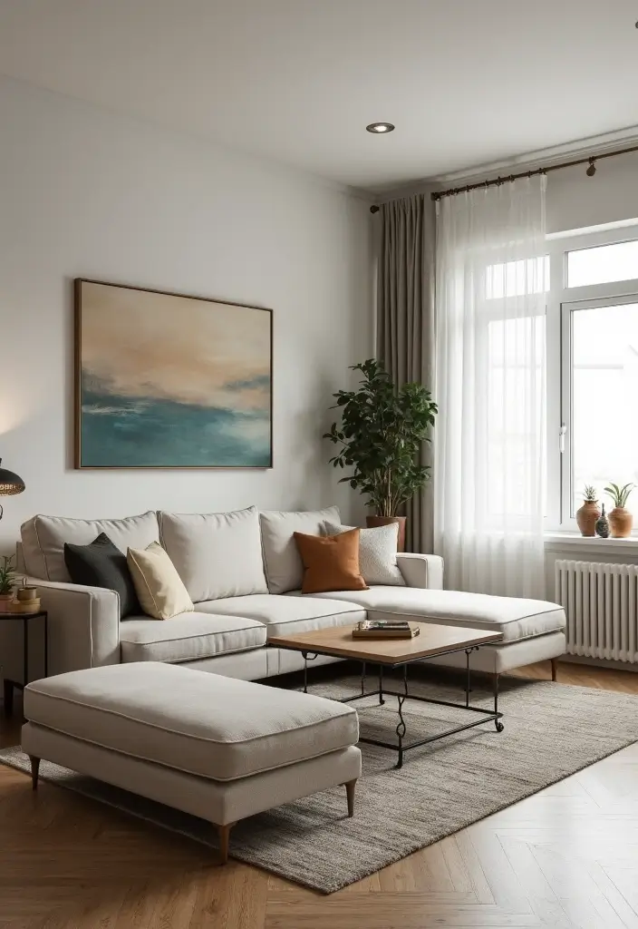 27 Treadmill in Living Room Ideas That Fit Fitness Into Your Space - 9. Multi-Functional Furniture Solutions