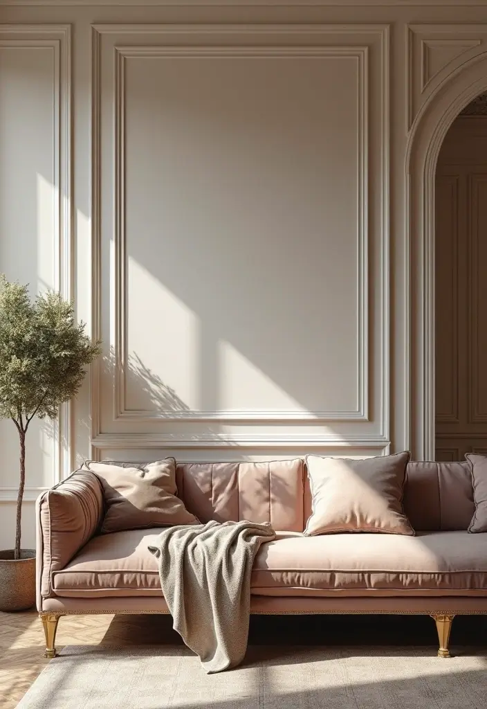 27 Wall Moulding Ideas Living Room That Add Texture and Character - 12. Layered Moulding