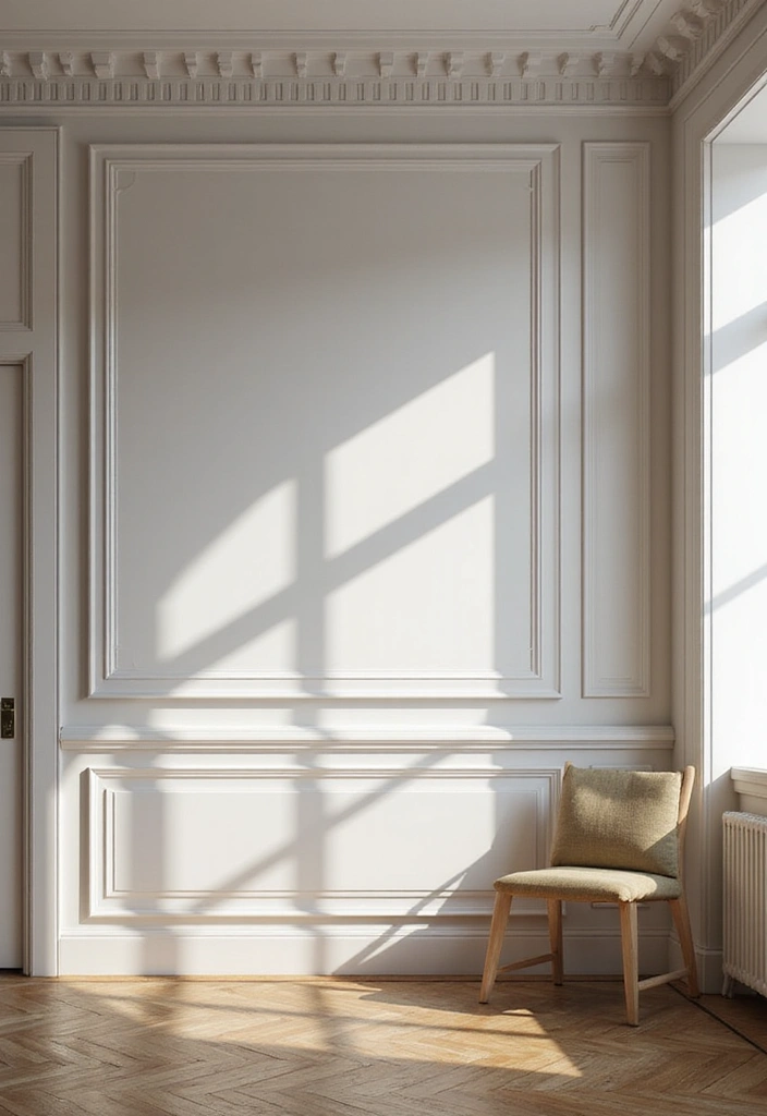 27 Wall Moulding Ideas Living Room That Add Texture and Character - 15. Floating Moulding