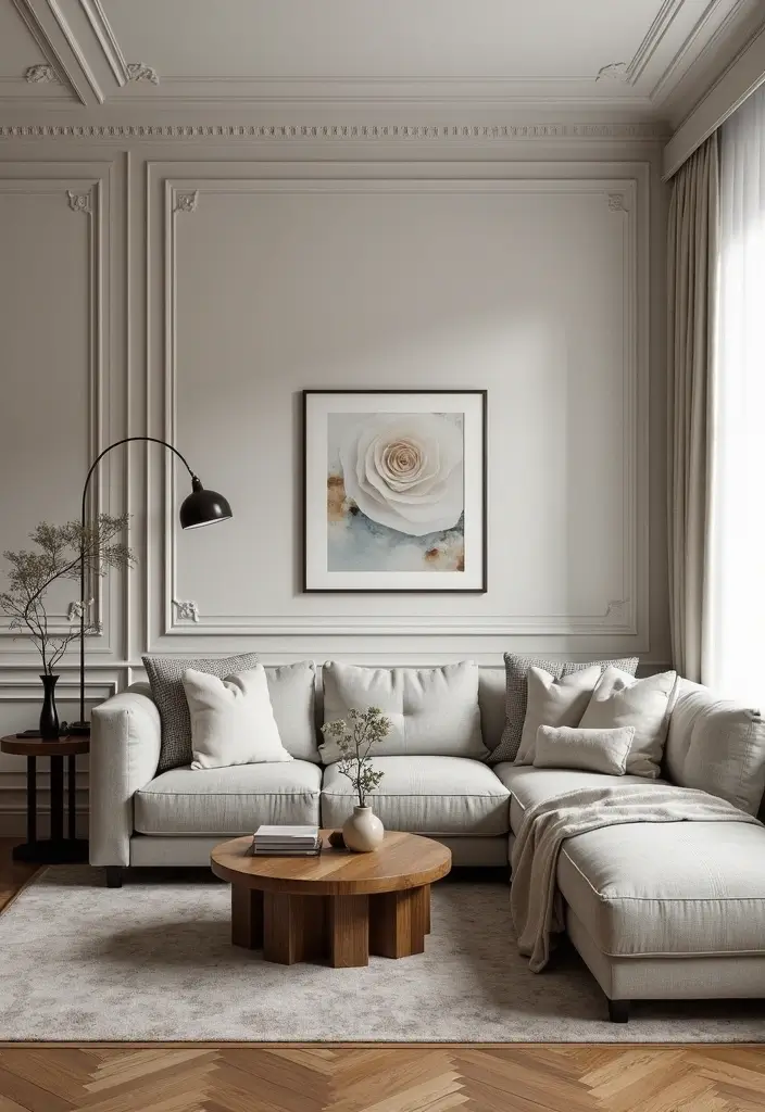 27 Wall Moulding Ideas Living Room That Add Texture and Character - 17. Accent Moulding
