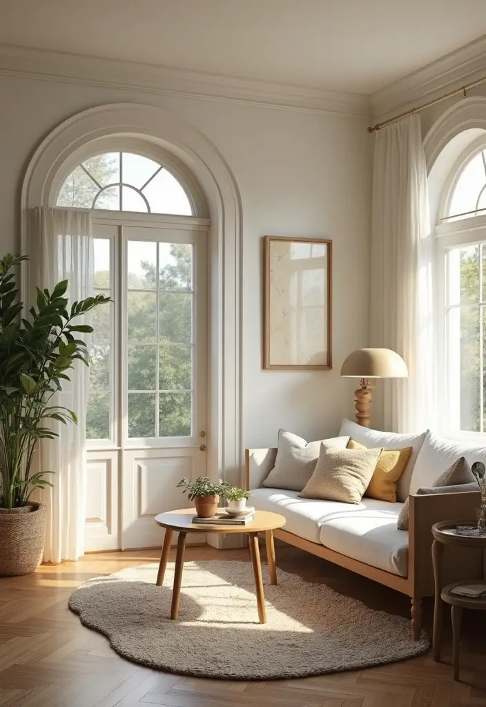 27 Wall Moulding Ideas Living Room That Add Texture and Character - 19. Arched Moulding