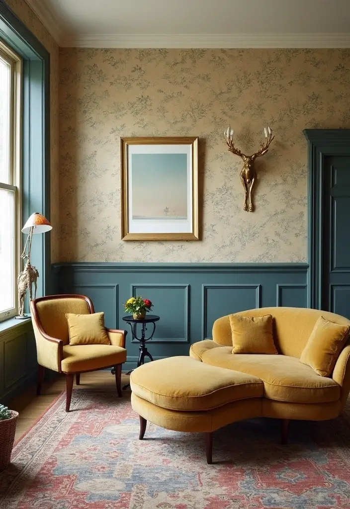 27 Wall Moulding Ideas Living Room That Add Texture and Character - 4. Wainscoting