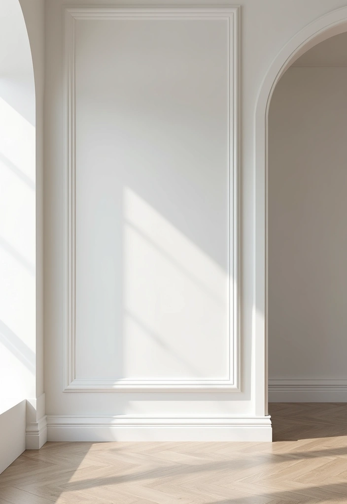 27 Wall Moulding Ideas Living Room That Add Texture and Character - 6. Minimalist Moulding