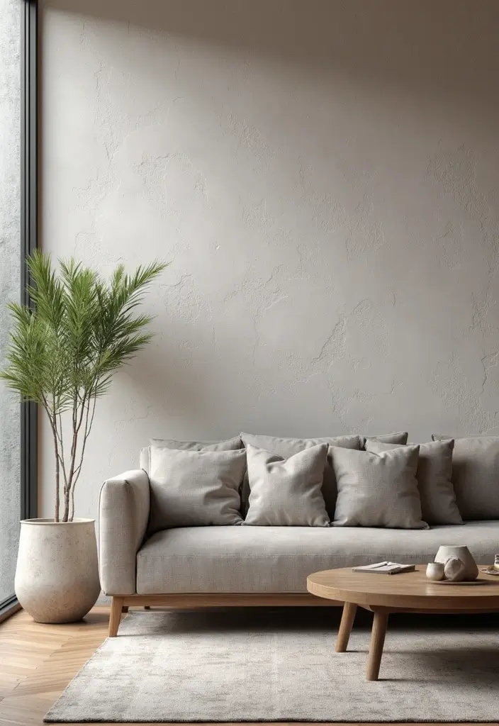 27 Wall Moulding Ideas Living Room That Add Texture and Character - 9. Textured Finishes