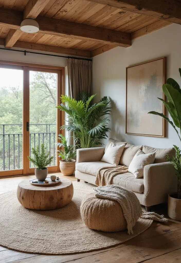 28 ACNH Living Room Inspiration Ideas That Feel Cute and Creative - 20. Nature Accents