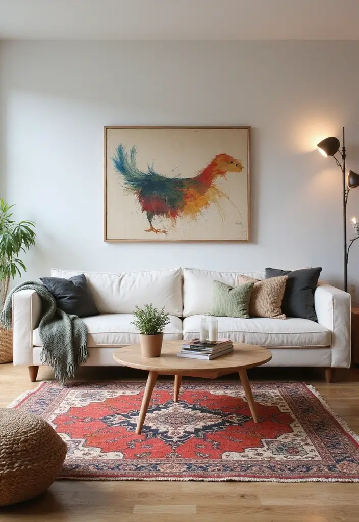 28 ACNH Living Room Inspiration Ideas That Feel Cute and Creative - 26. Friendly Focal Points