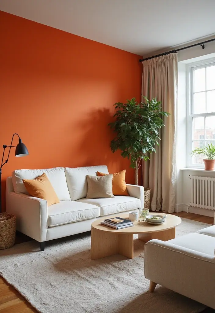 28 ACNH Living Room Inspiration Ideas That Feel Cute and Creative - 8. Bright Accent Walls