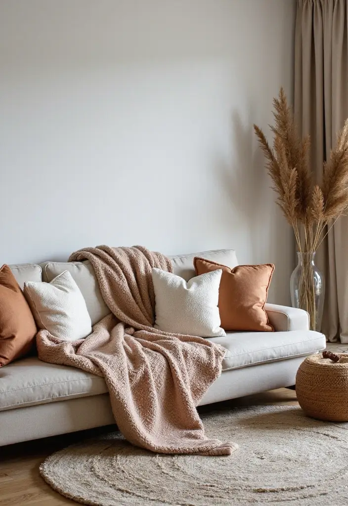 28 ACNH Living Room Inspiration Ideas That Feel Cute and Creative - 9. Soft Textures