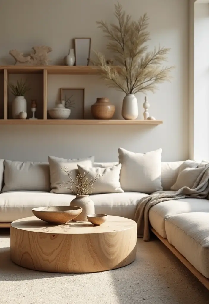28 Asian Living Room Ideas That Feel Minimal and Harmonious - 21. Simple Decorative Bowls