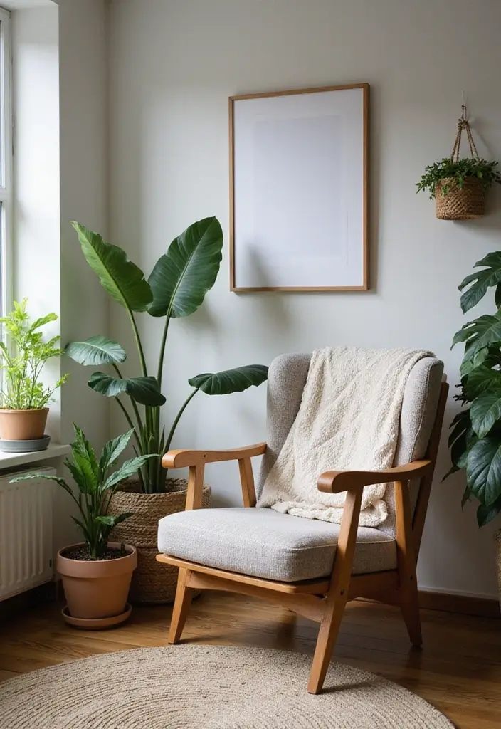 28 Boho Vintage Living Room Ideas That Feel Relaxed and Timeless - 10. Cozy Nooks