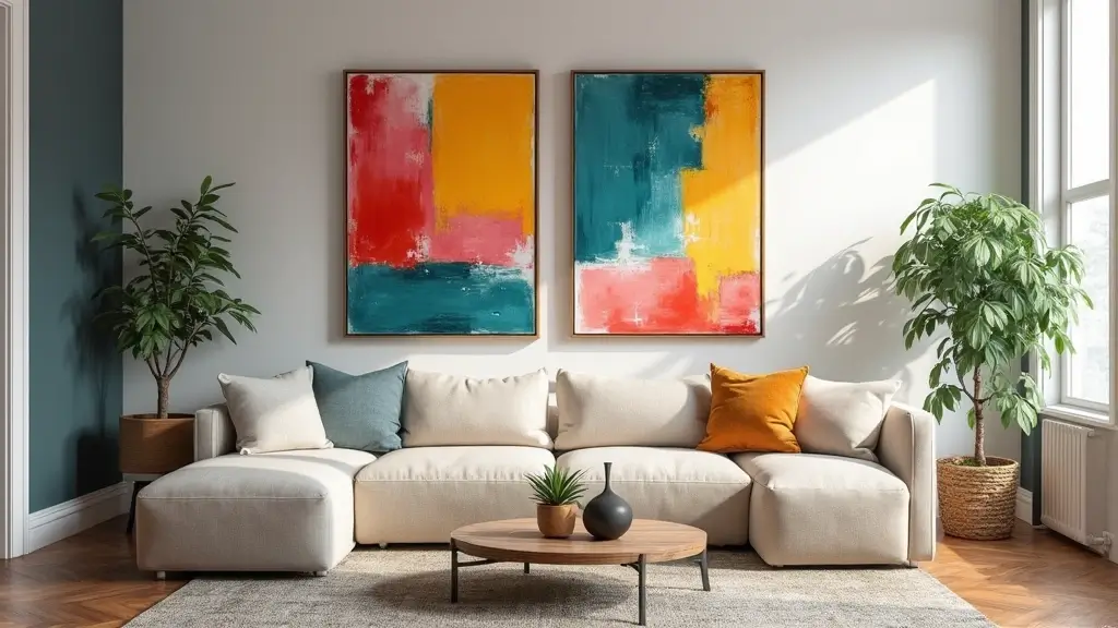 28 Canvas Painting Ideas for Living Room That Add Artful Flair