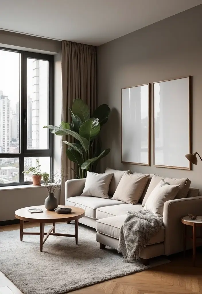 28 City Apartment Living Room Ideas That Maximize Small Spaces - 15. Textured Accents