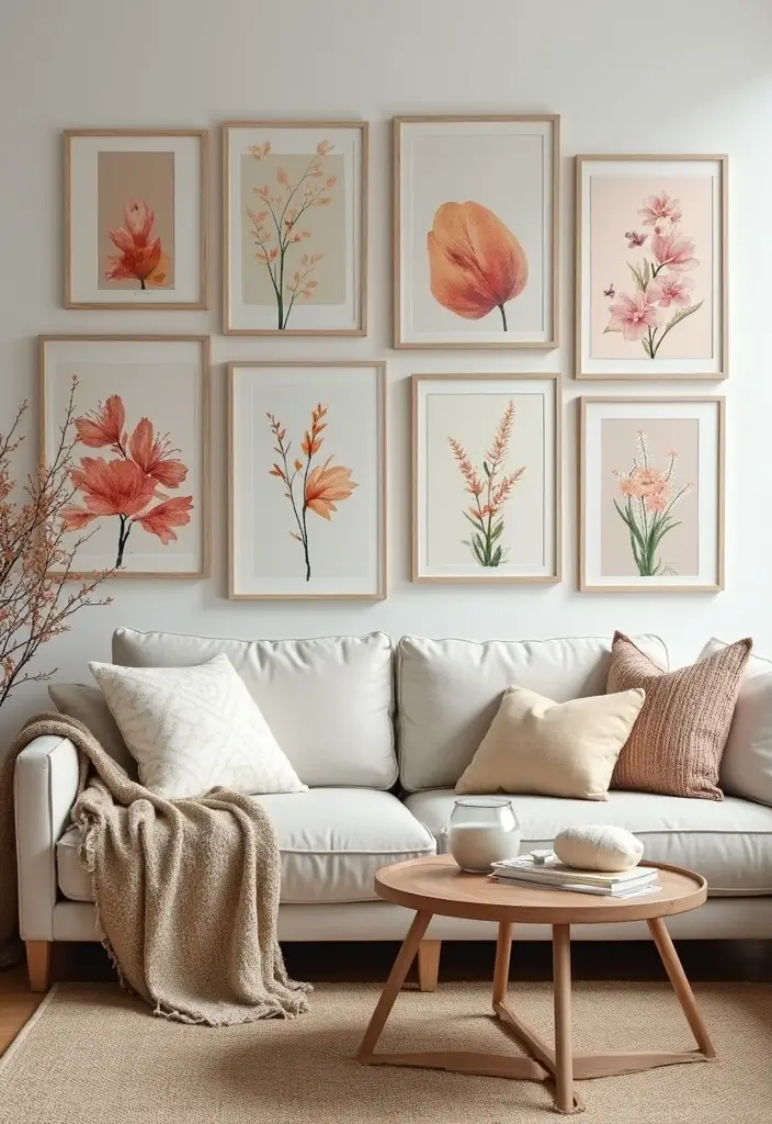 28 Easter Living Room Decor Ideas That Add a Festive Touch - 10. Themed Artwork
