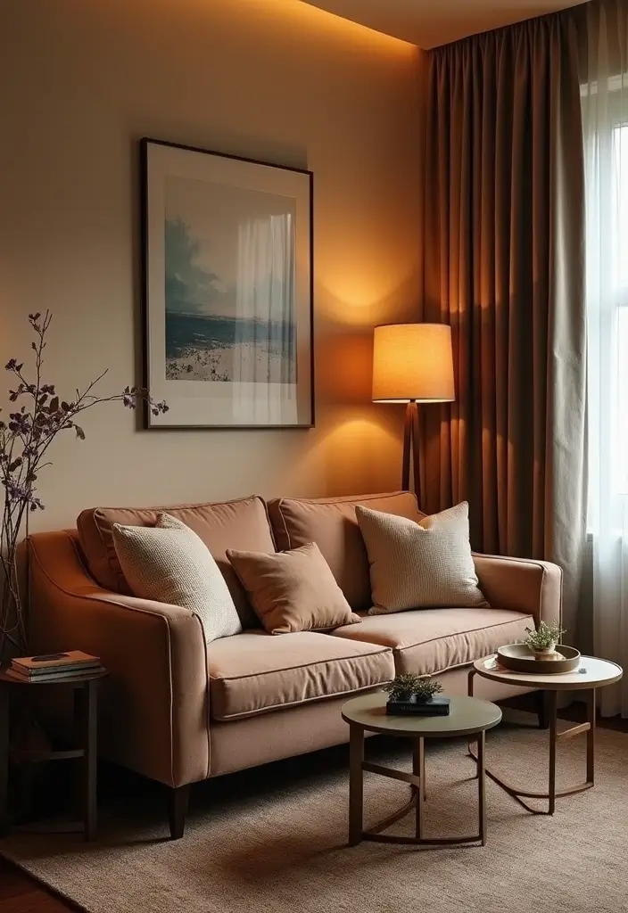 28 Small Living Room With TV Ideas That Save Space and Style - 10. Cozy Nooks for Entertainment