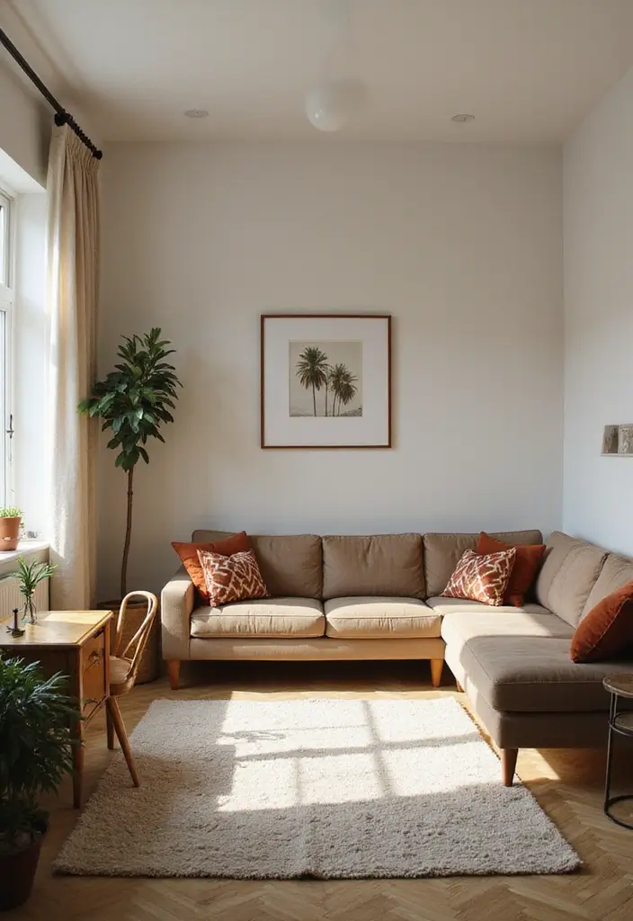 28 Small Living Room With TV Ideas That Save Space and Style - 13. Strategic Furniture Layout