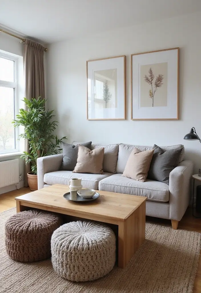 28 Small Living Room With TV Ideas That Save Space and Style - 2. Multi-Functional Furniture Pieces