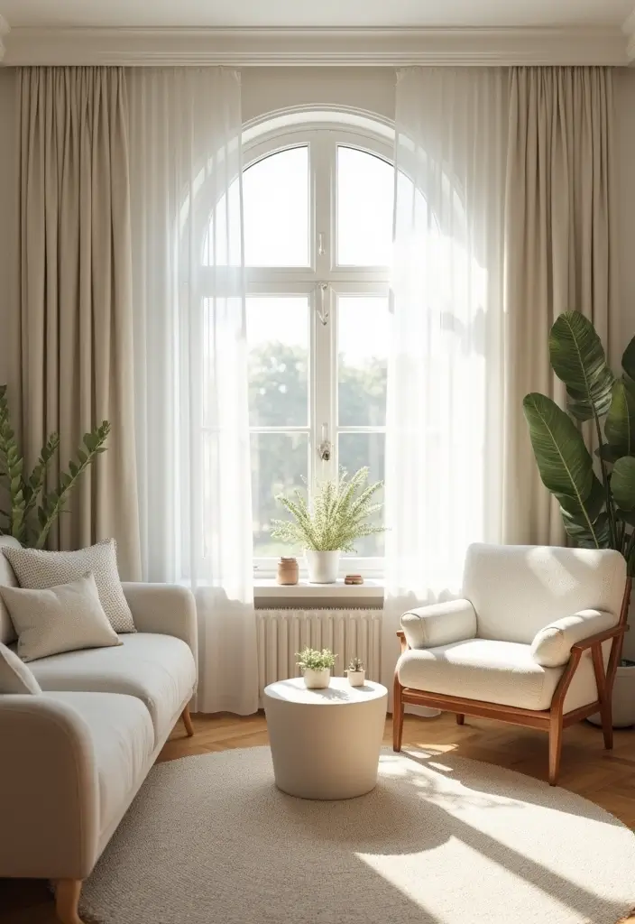 28 Small Living Room With TV Ideas That Save Space and Style - 28. Maximize Natural Light