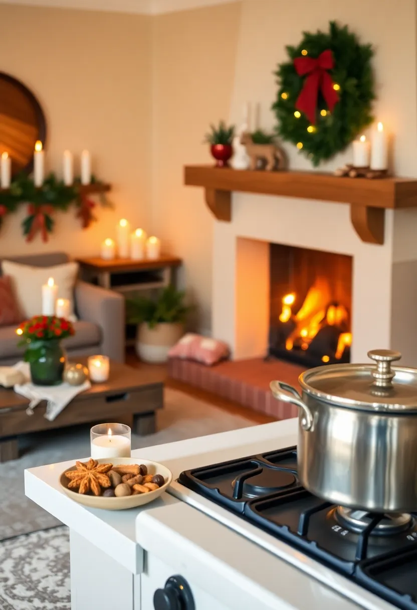 29 Christmas Decoration Living Room Ideas That Feel Cozy and Magical - 8. Incorporate Holiday Scent