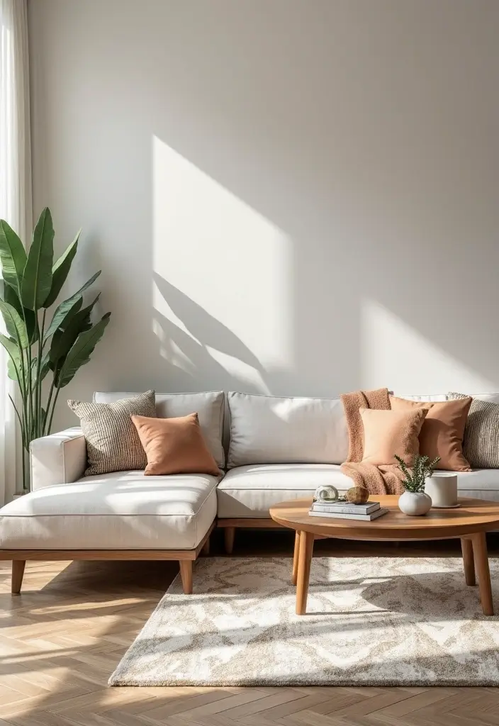 29 Contemporary Living Room Design Ideas That Feel Sleek and Minimal - 22. Geometric Patterns