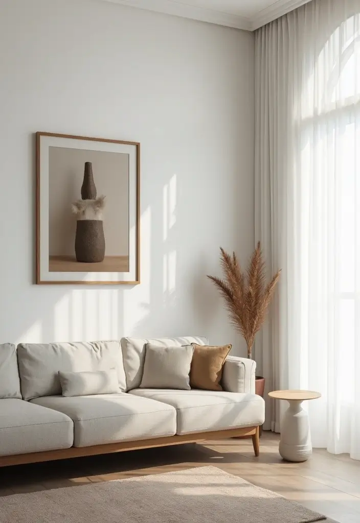 29 Contemporary Living Room Design Ideas That Feel Sleek and Minimal - 29. Personalizing with a Minimalist Approach