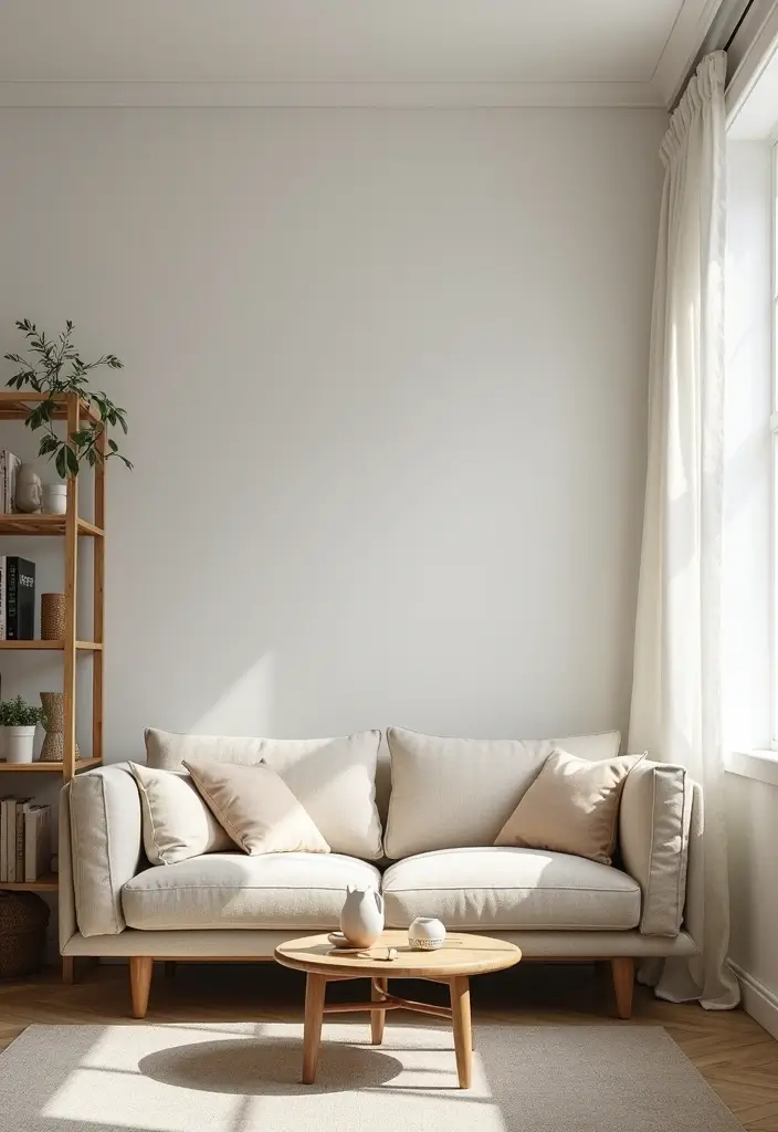 29 Light Couches Living Room Ideas That Feel Airy and Modern - 24. Versatile Light Sofa for Any Style