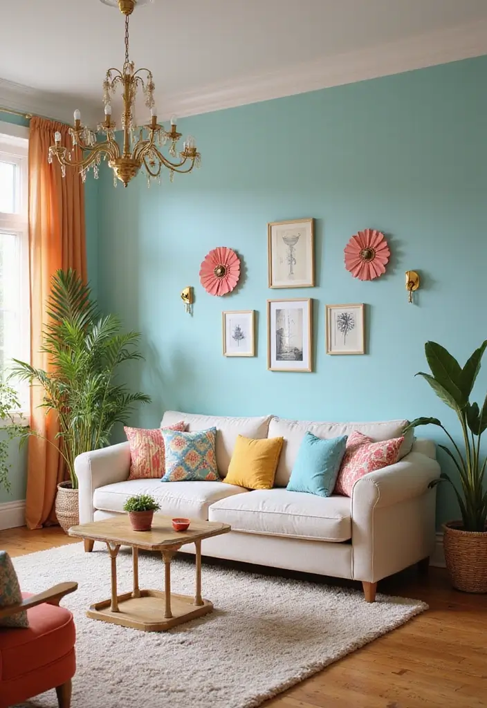 29 Light Couches Living Room Ideas That Feel Airy and Modern - 27. Whimsical Light Couches for Playful Decor