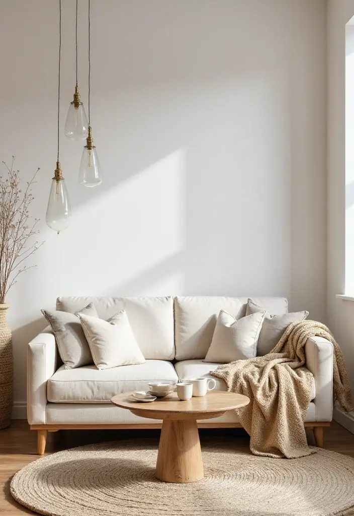 29 Light Couches Living Room Ideas That Feel Airy and Modern - 8. Timeless Neutral Elegance