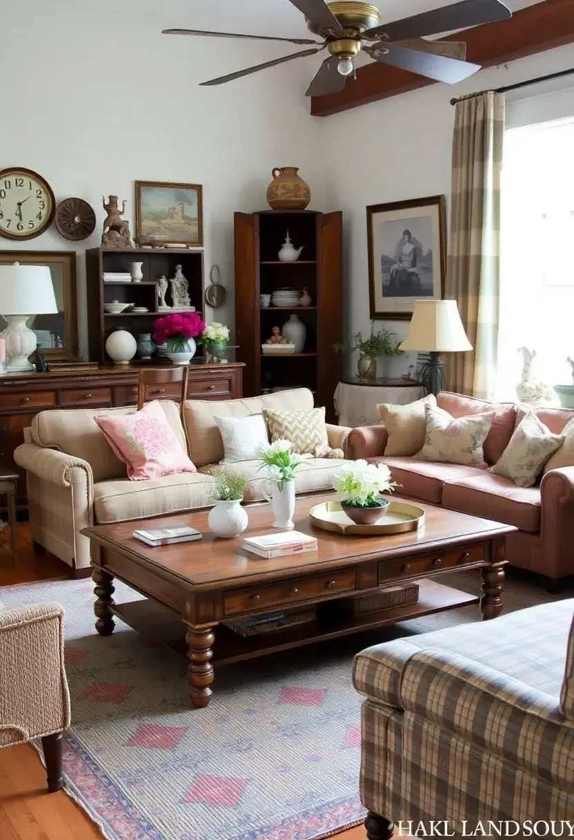 29 Living Room Decor Black Women Inspiration That Celebrates Style and Culture - 12. Vintage Finds