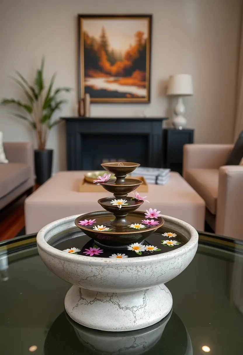 29 Living Room Decor Black Women Inspiration That Celebrates Style and Culture - 24. Indoor Water Features