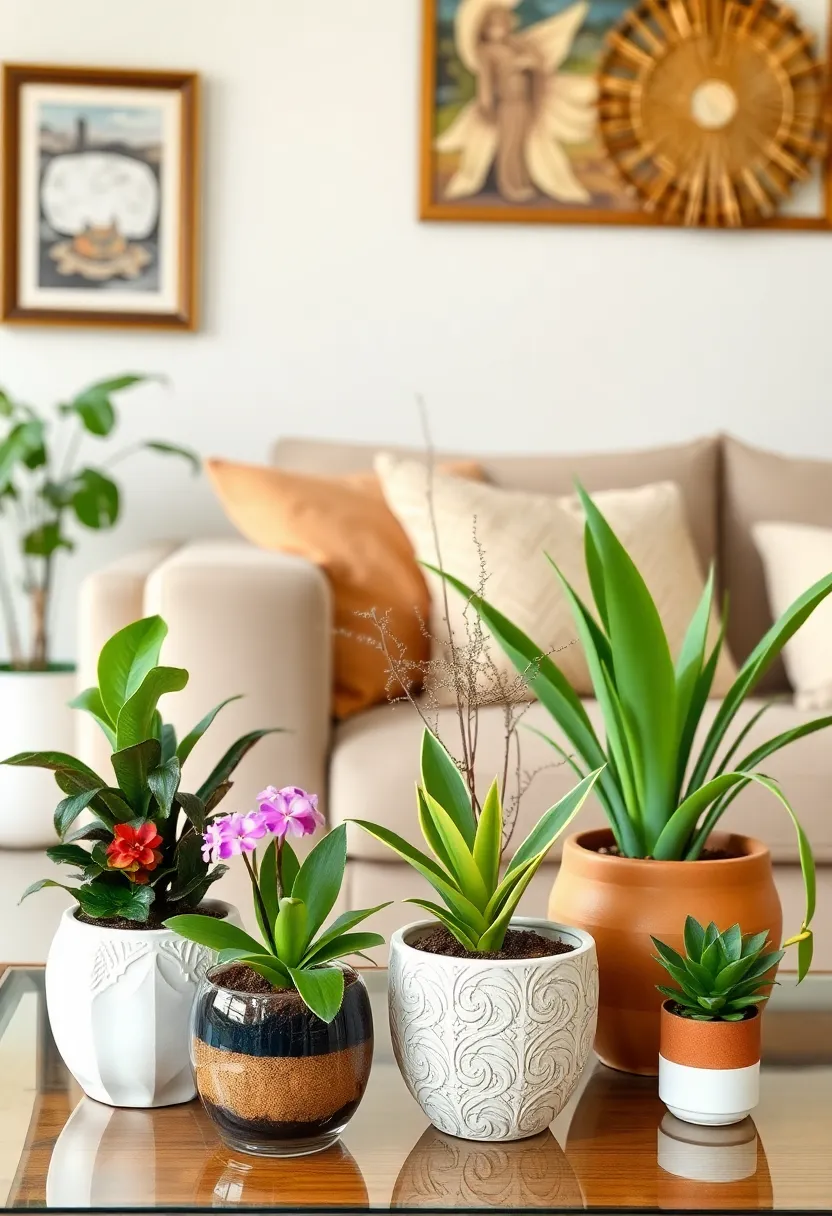 29 Living Room Decor Black Women Inspiration That Celebrates Style and Culture - 26. Cultural Plants