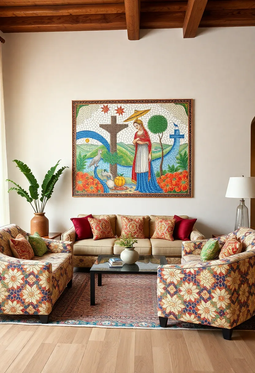 29 Living Room Decor Black Women Inspiration That Celebrates Style and Culture - 27. Cultural Mosaics