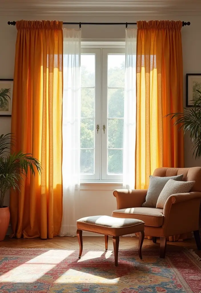 29 Living Room Decor Black Women Inspiration That Celebrates Style and Culture - 5. Custom Curtains