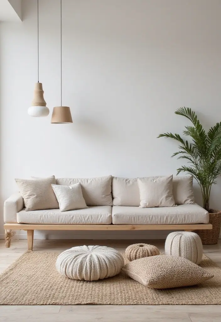 29 Living Room Seating Ideas That Maximize Comfort and Flow - 26. Scandinavian Lounge Benches
