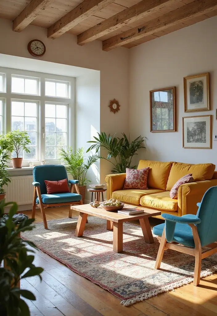 29 Living Room Seating Ideas That Maximize Comfort and Flow - 28. Portable Seating Options