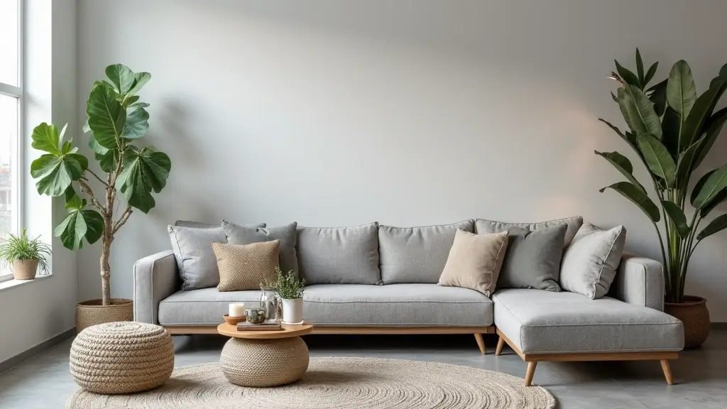 29 Living Room With Grey Sectional Ideas That Look Balanced and Cozy