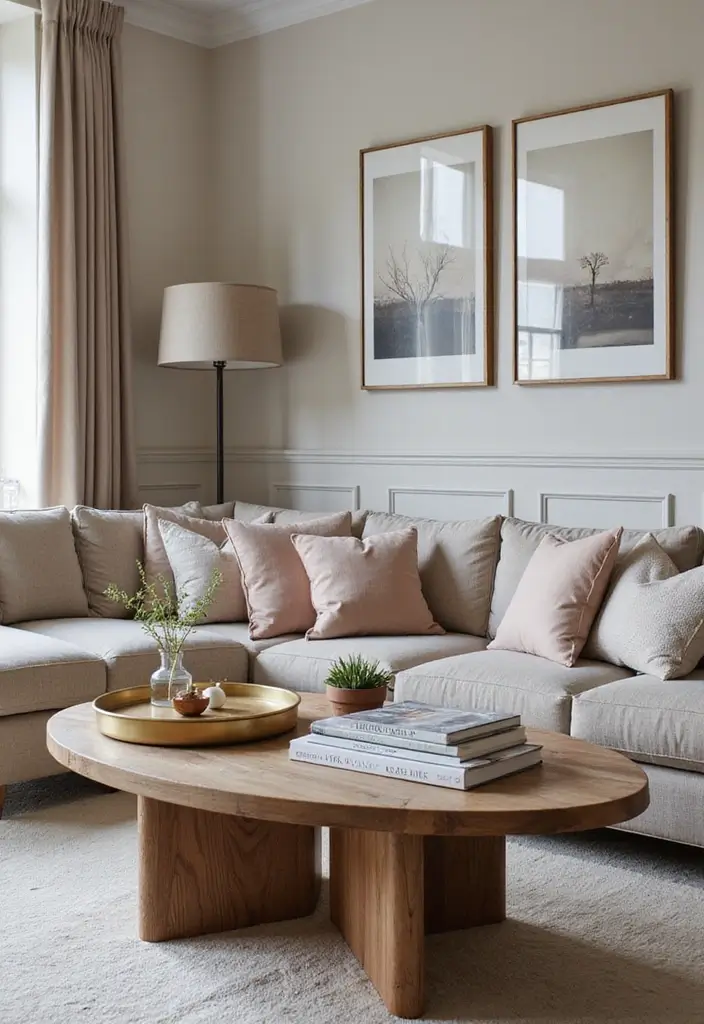 29 Mid Century Modern Apartment Living Room Ideas That Look Retro and Chic - 9. Stylish Coffee Tables