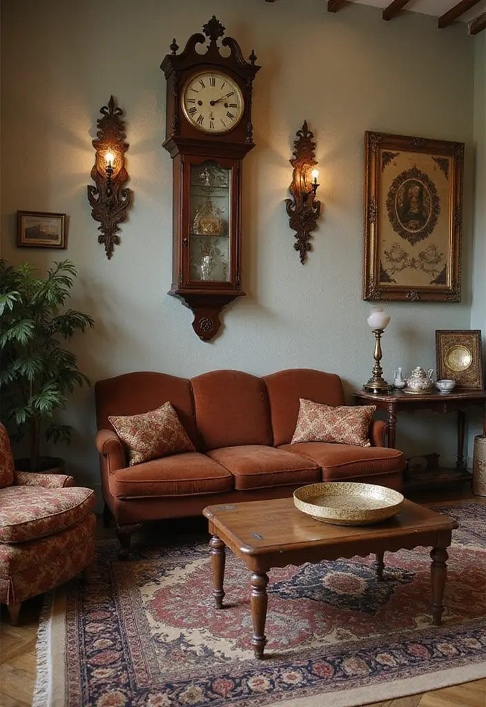 29 Old Style Living Room Ideas That Feel Nostalgic and Classic - 26. Timeless Accessories