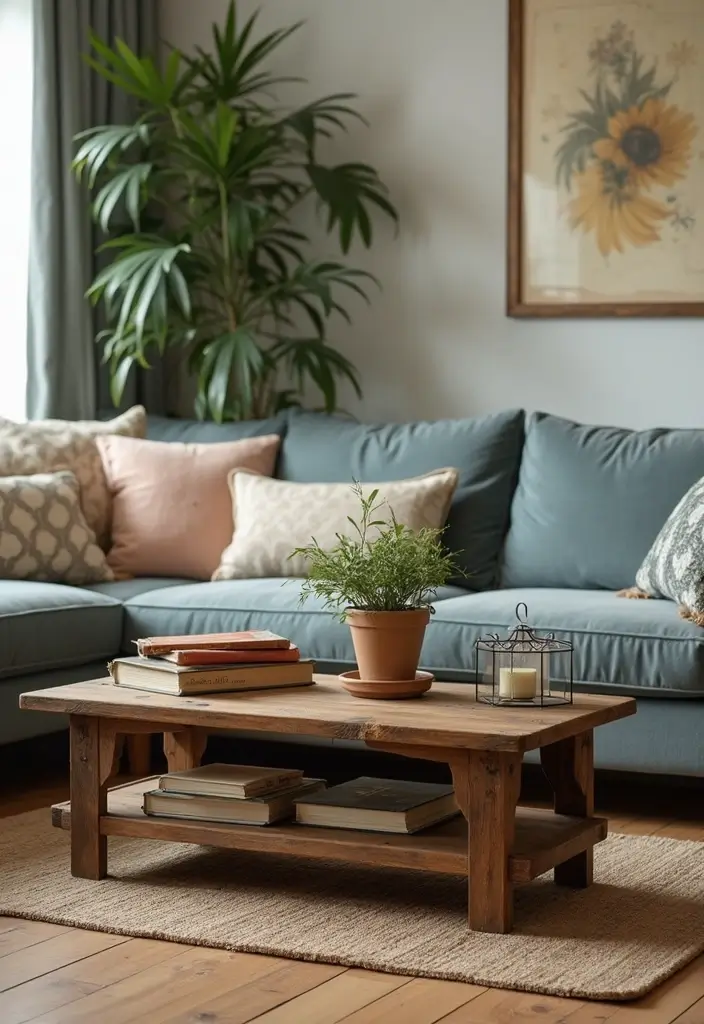 29 Old Style Living Room Ideas That Feel Nostalgic and Classic - 6. Charming Coffee Tables