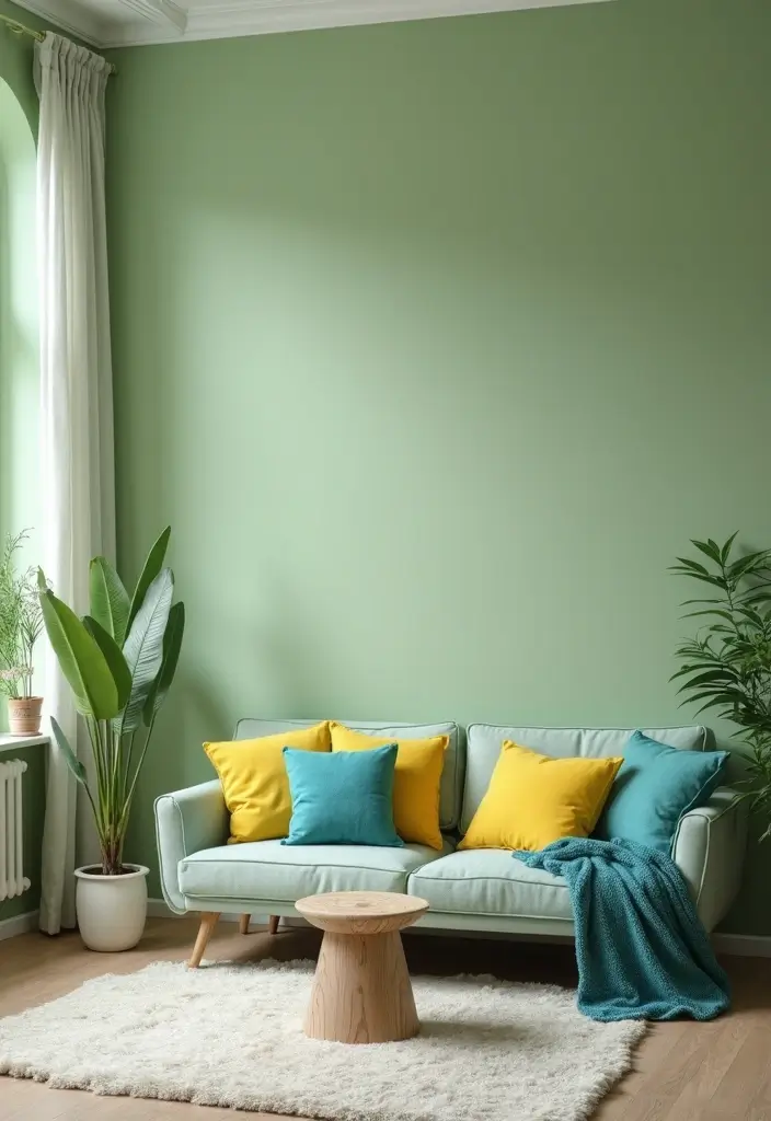 29 Spring Living Room Decor Ideas That Feel Fresh and Bright - 1. Nature-Inspired Color Scheme
