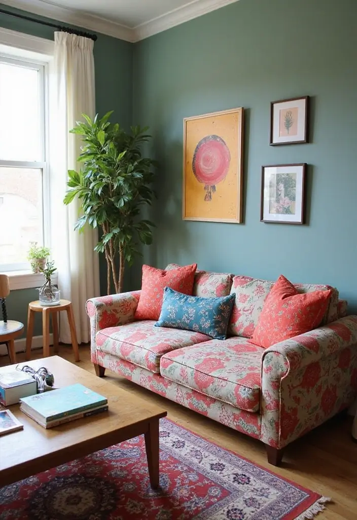 29 Spring Living Room Decor Ideas That Feel Fresh and Bright - 2. Upcycled Furniture Wonders